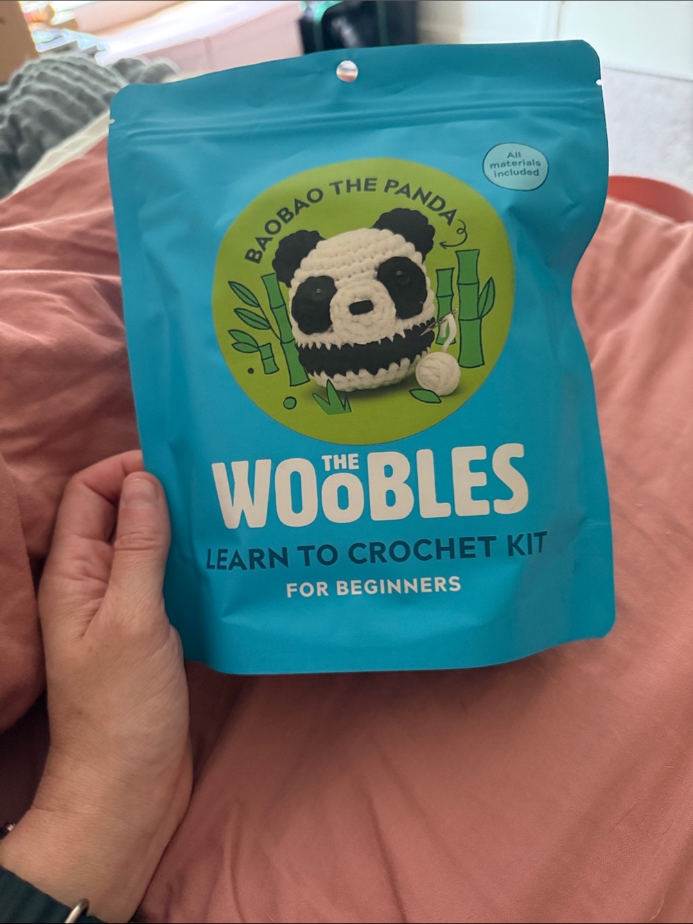The Woobles Baobao The Panda Crochet Kit